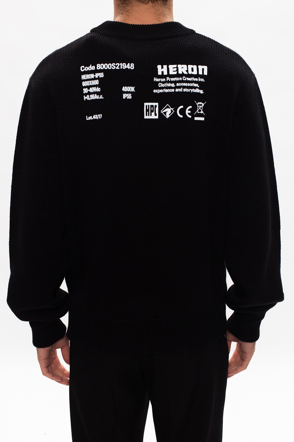 knit sweater - Heron Preston Printed rib | IetpShops - Men's